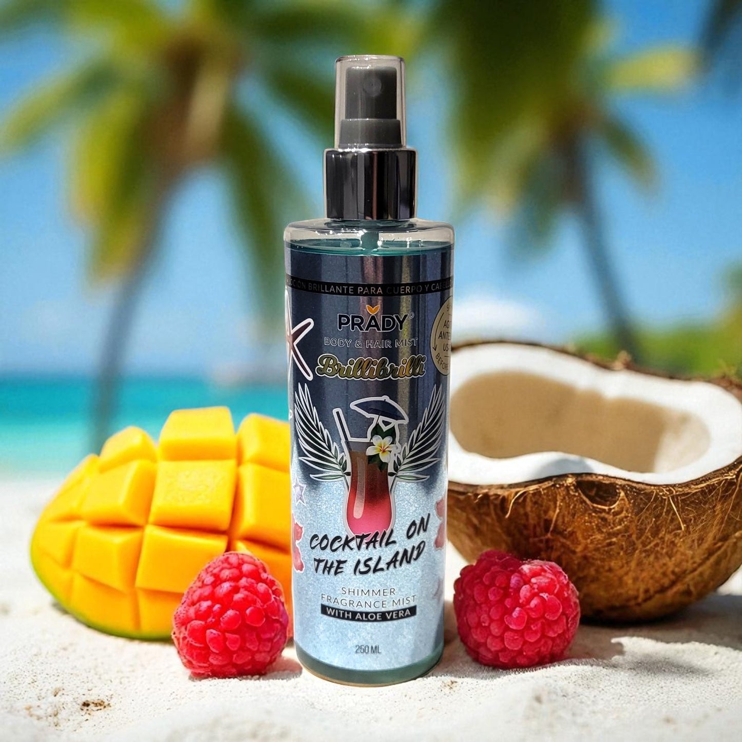 Brillibrilli Scented Body Mist 250ml "Cocktail On The Island"
