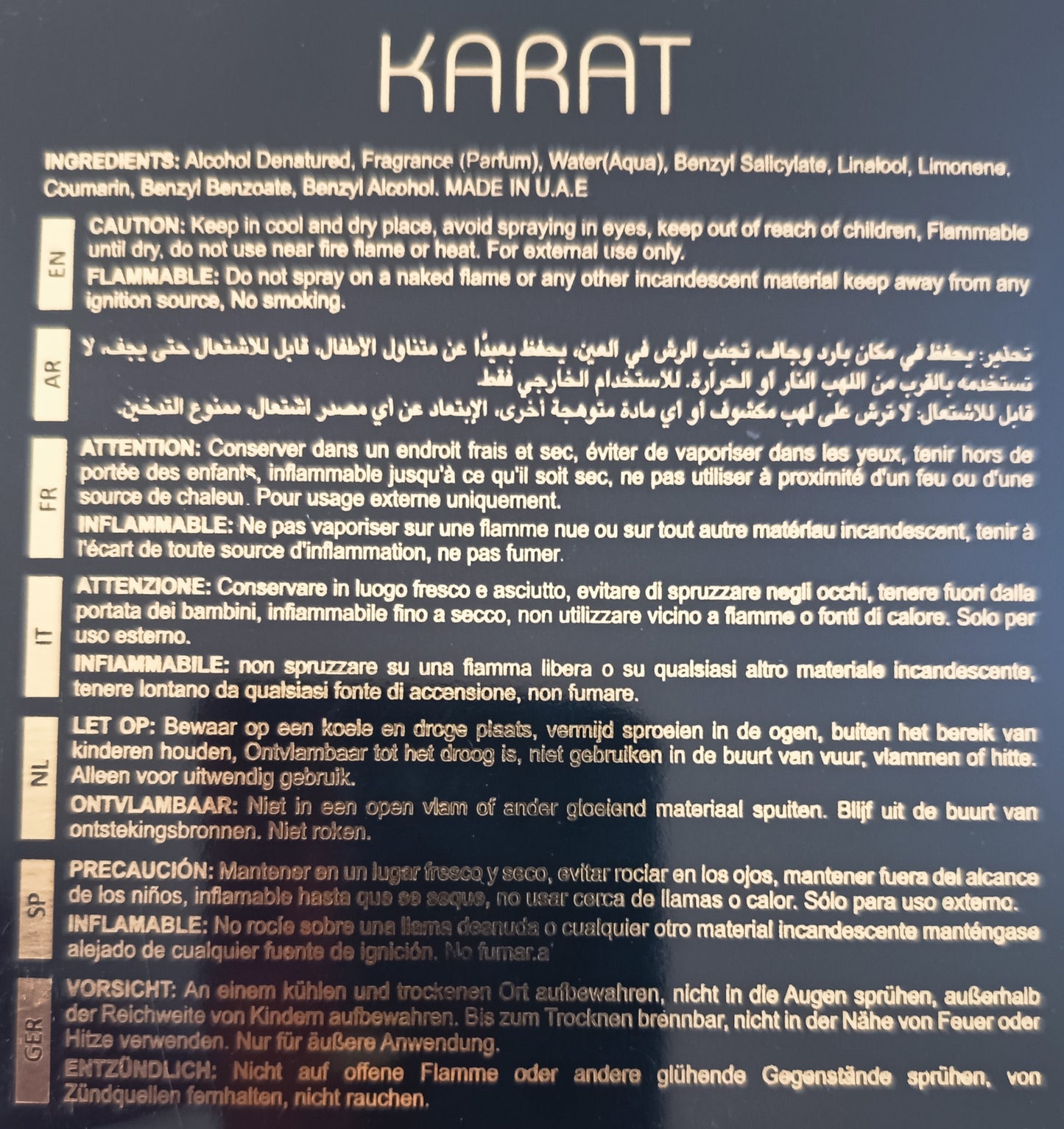 Mixed Perfume "Karat" 100 ml inspired by "Kirkè"