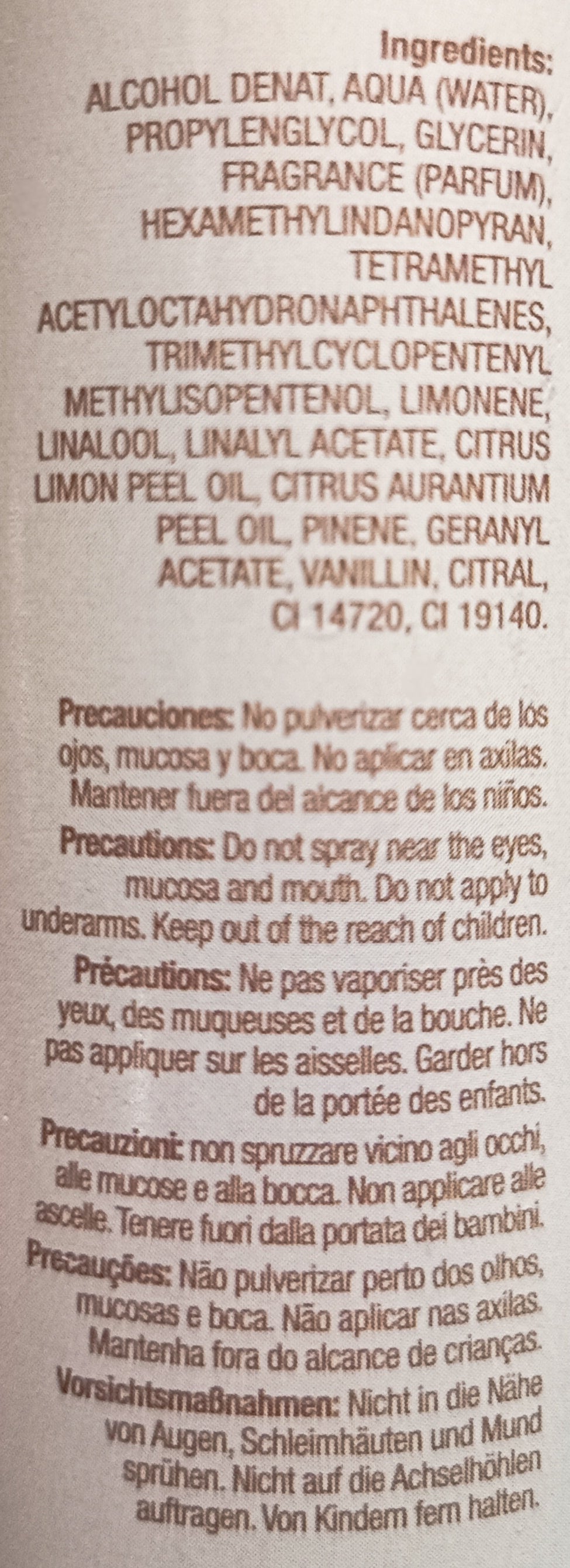 250 ml "Goa Sandalwood" scented body mist