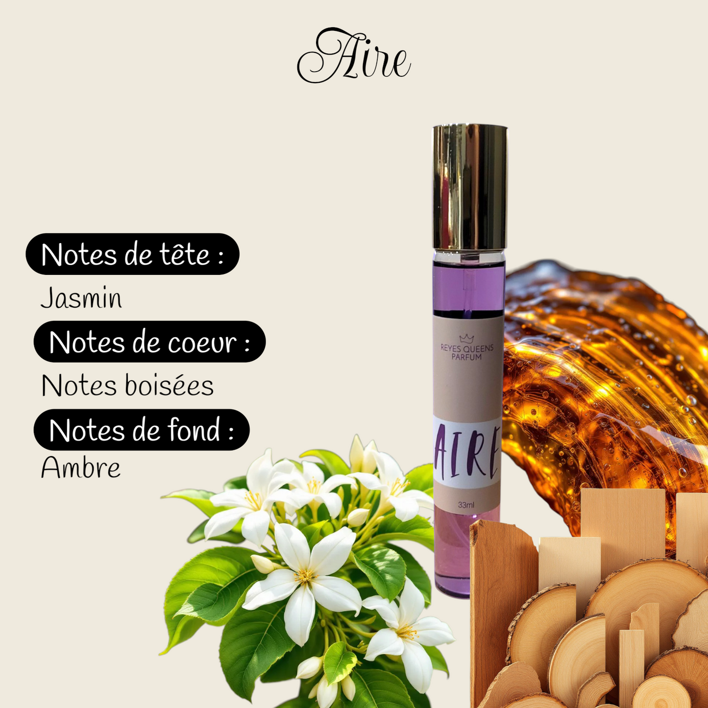 Women's Perfume "Aire" 33 ml inspired by "Alien"
