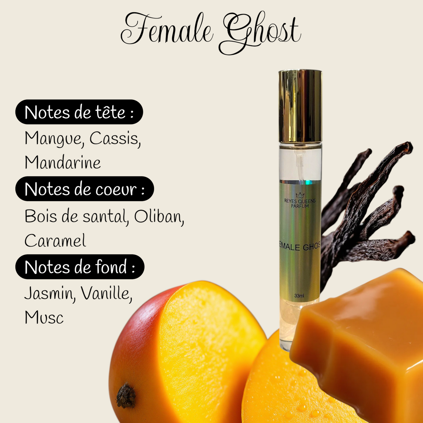 Women's Perfume "Female Ghost" 33 ml inspired by "Fame"
