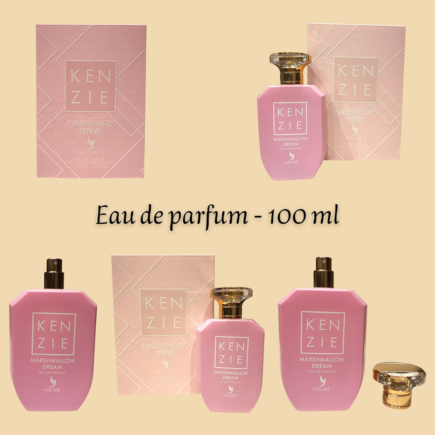 Parfum Femme "Kenzie Marshmallow Dream" 100 ml inspiré "Yum Boujee Marshmallow 81"