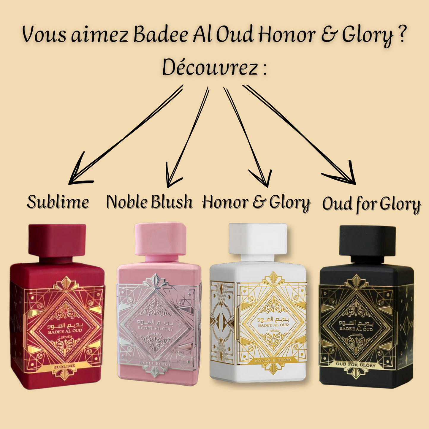 Mixed Perfume "Badee Al Oud Amethyst" 100 ml inspired by "Atomic Rose"
