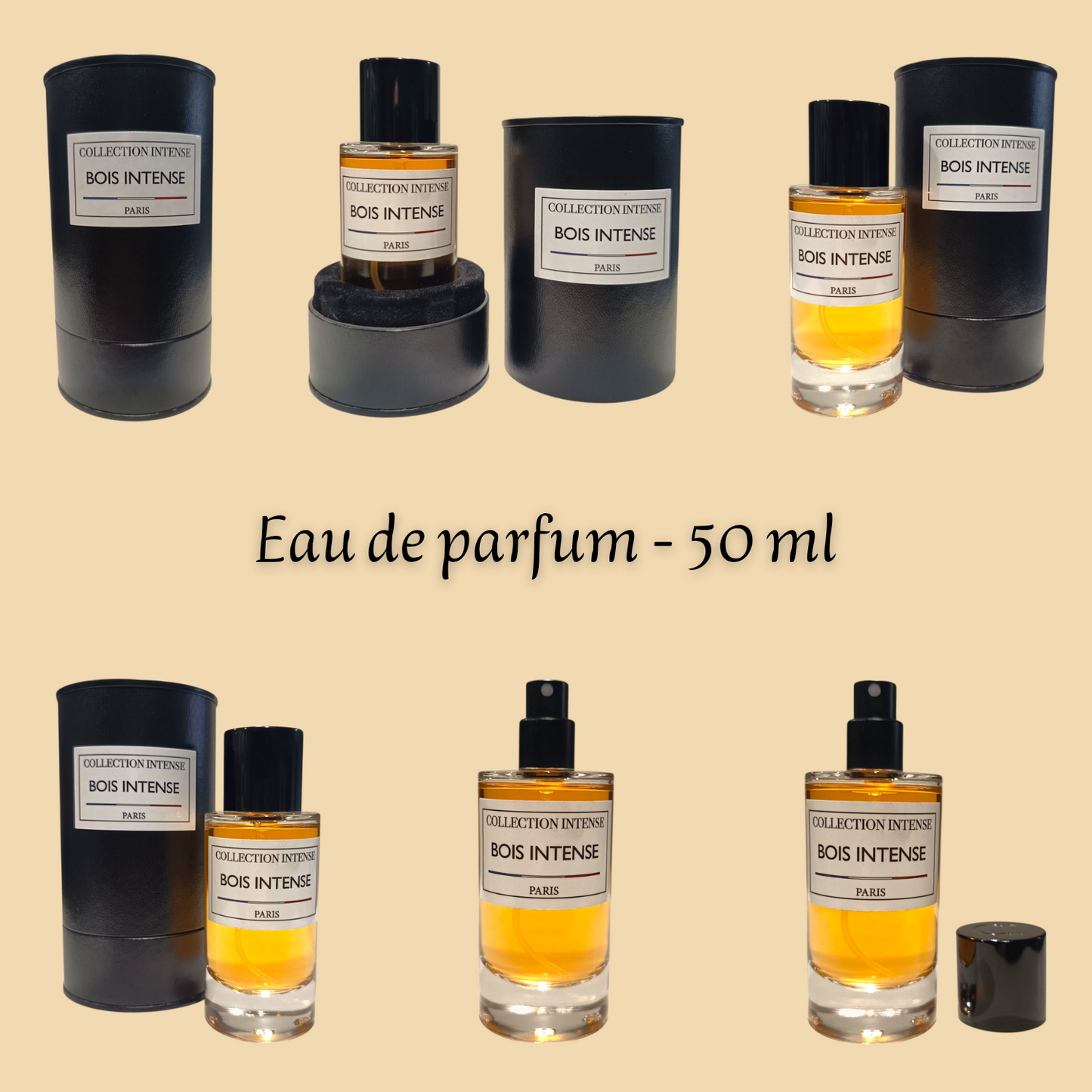 Parfum Mixte "Bois Intense" Collection Intense 50 ml inspiré "Bois d'Argent"