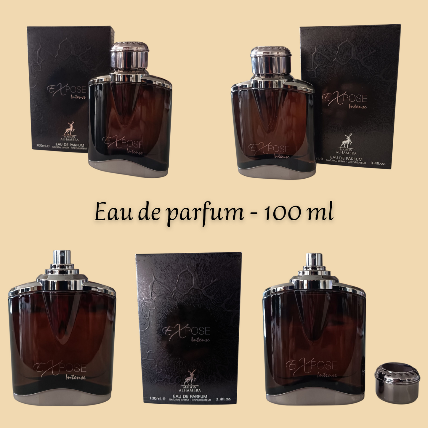 Parfum Homme "Expose Intense" 100 ml inspiré "Legend Intense"