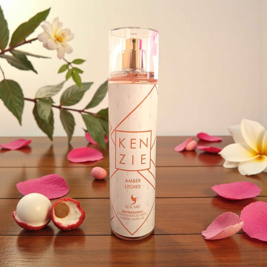 Kenzie Amber Lychee 250 ml - Brume corporelle parfumée - Mixte