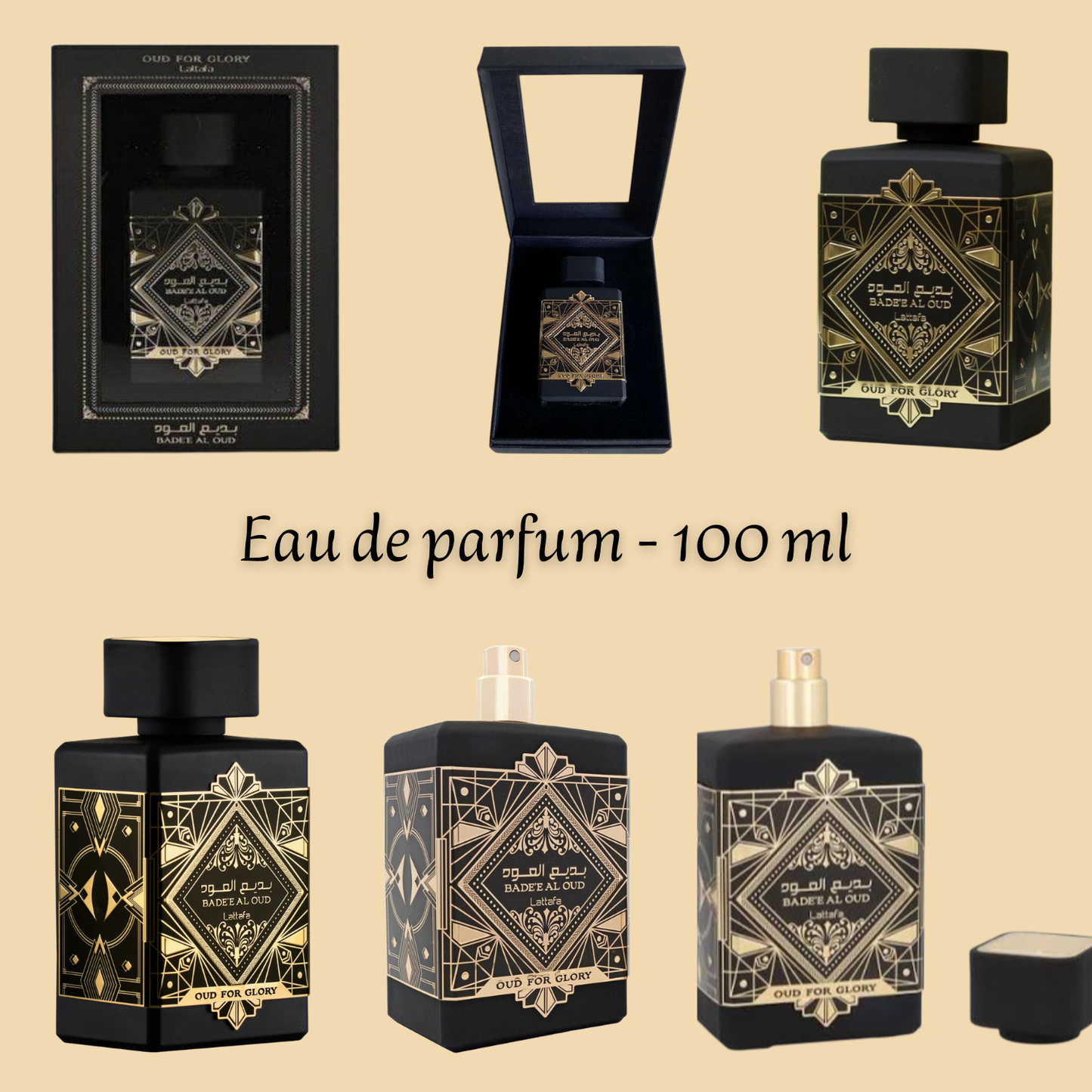 Mixed Perfume "Badee Al Oud Oud For Glory" 100 ml inspired by "Oud For Greatness"