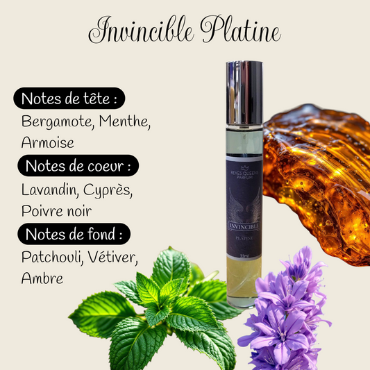 Men's Perfume "Invincible Platinum" 33 ml inspired by "Invictus Platinum"