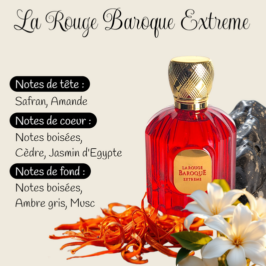 Mixed Perfume "La Rouge Baroque Extreme" 100 ml inspired by "Baccarat Rouge 540 Extrait"
