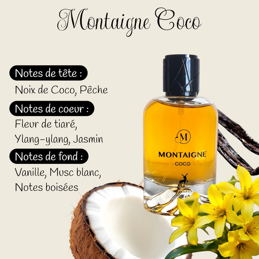 Women's Perfume "Montaigne Coco" 100 ml inspired by "Coco Vanilla"
