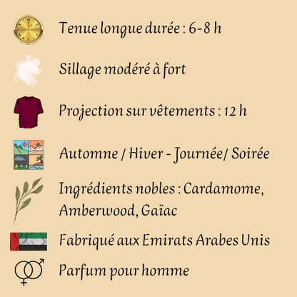 Your Touch 100 ml inspiré "Stronger With You" - Eau de parfum - Homme