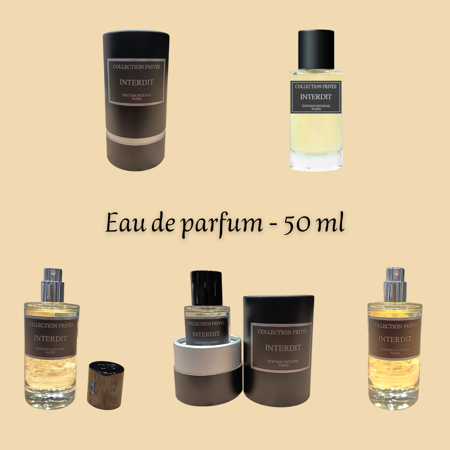 Interdit Edition Intense 50 ml inspiré "L'interdit" - Eau de parfum - Femme