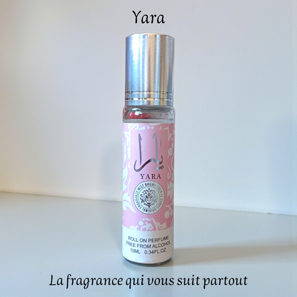 Yara 10 ml - Roll-on Parfum sans alcool - Femme