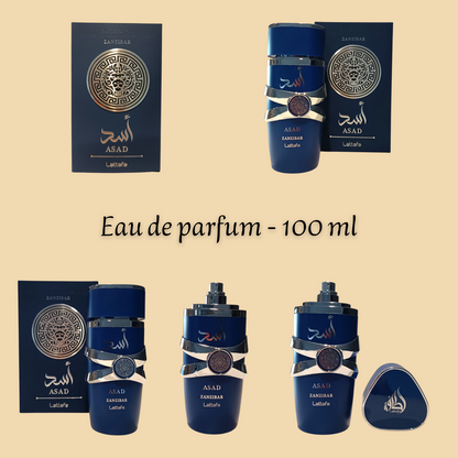 Asad Zanzibar 100 ml - Eau de parfum - Homme