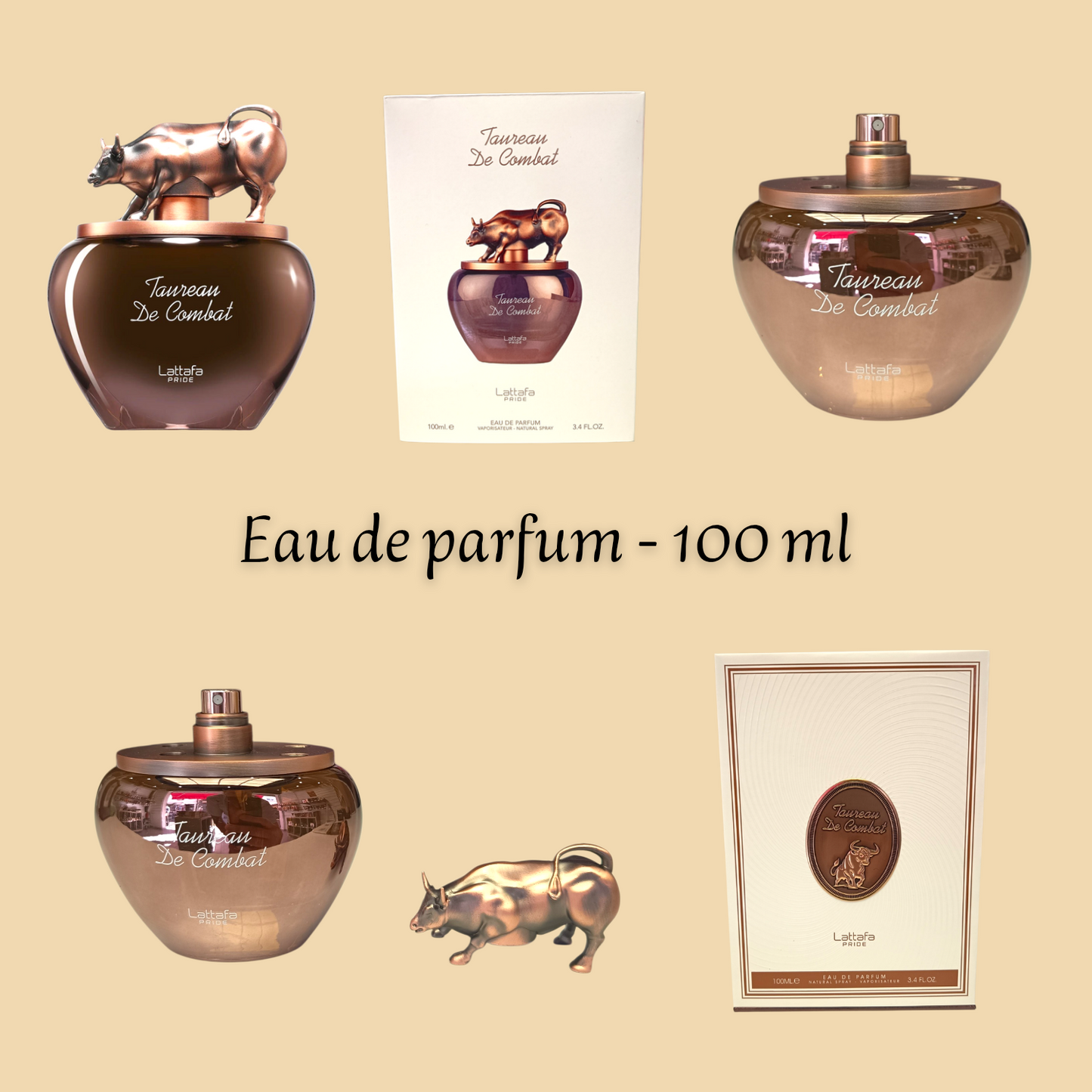 Taureau De Combat 100 ml - Eau de parfum - Mixte