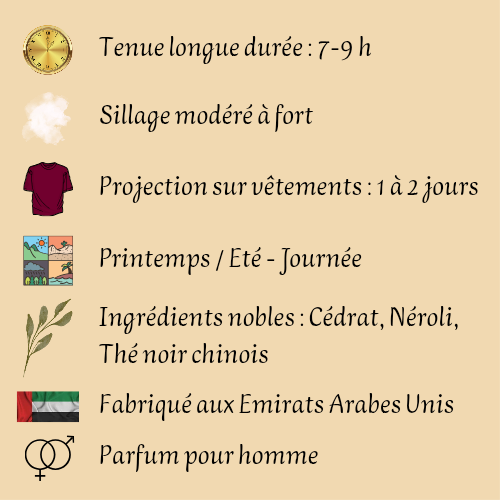 Imagique 100 ml inspiré "Imagination" - Extrait de parfum - Homme