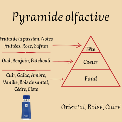 Azzure Aoud 100 ml inspiré "Oud Maracuja" - Eau de parfum - Homme