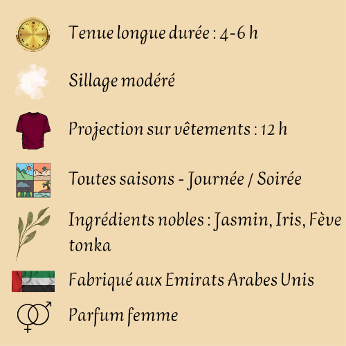 Musc Bella 5 ml - Huile concentrée de parfum - Femme