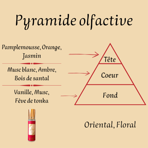 Ameerat Al Arab 10 ml - Roll-on Parfum sans alcool - Femme