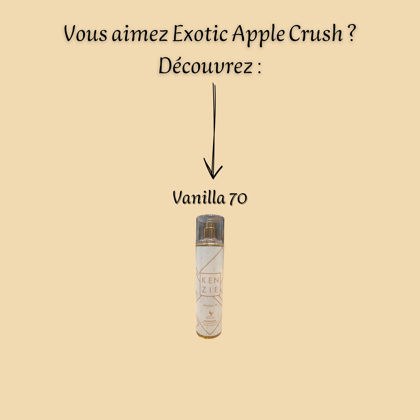 Kenzie Exotic Apple Crush 250 ml inspiré "Eden Juicy Apple" - Brume corporelle parfumée - Mixte