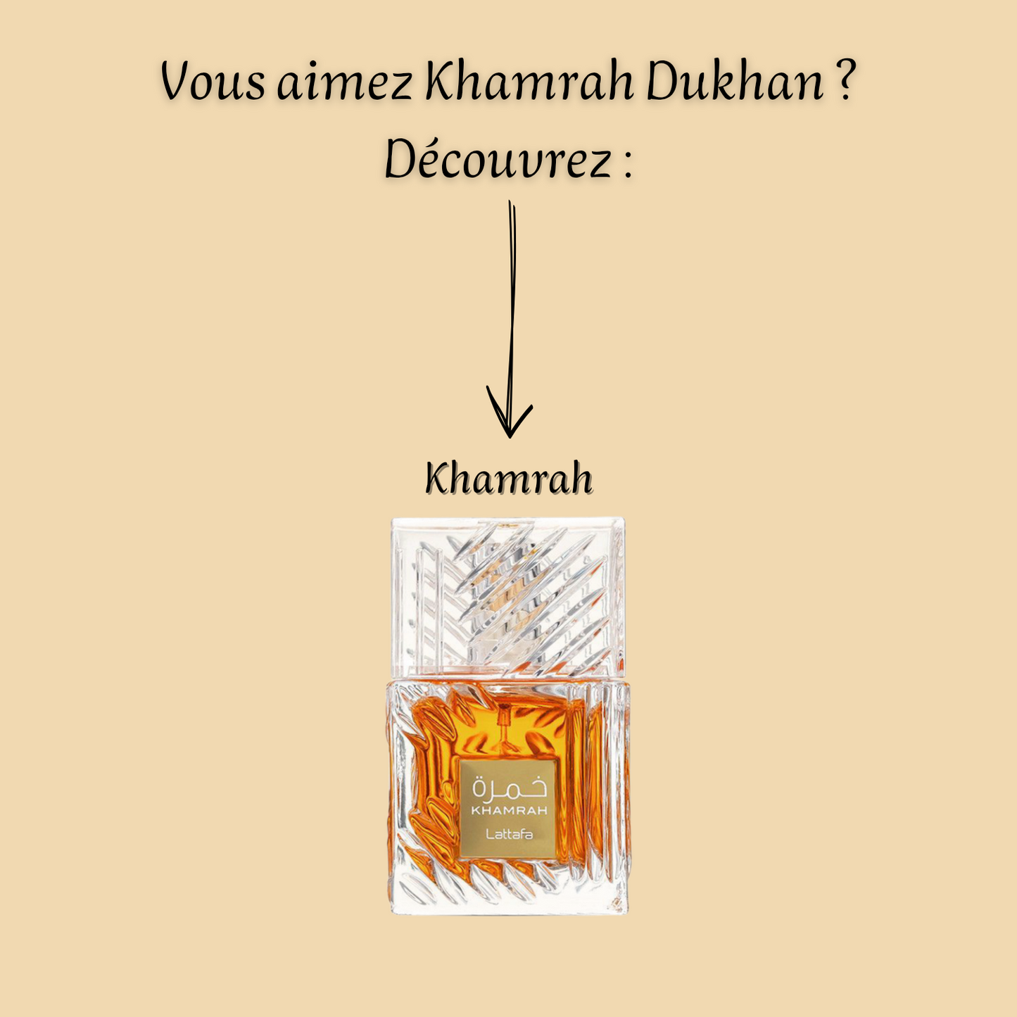 Parfum Homme "Khamrah Dukhan" 100 ml