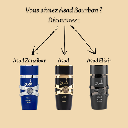 Asad Bourbon 100 ml inspiré "The Most Wanted Parfum" - Eau de parfum - Homme