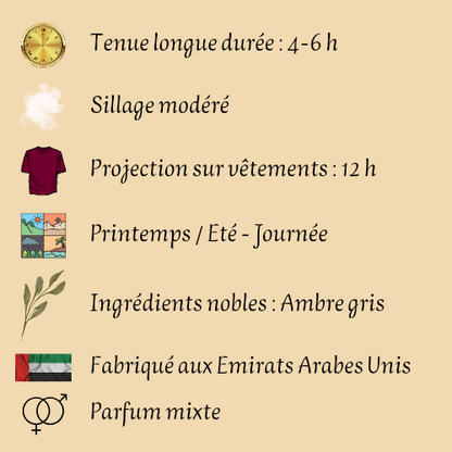 Jean Lowe Azure 100 ml inspiré "Afternoon Swim" - Eau de parfum - Mixte