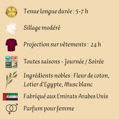 Coffret Musc Tahara 65 ml - Eau de parfum - Femme