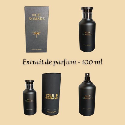 Nuit Nomade extrait de parfum mixte 100ml — inspiré Ombre Nomade | Senteur Nomade