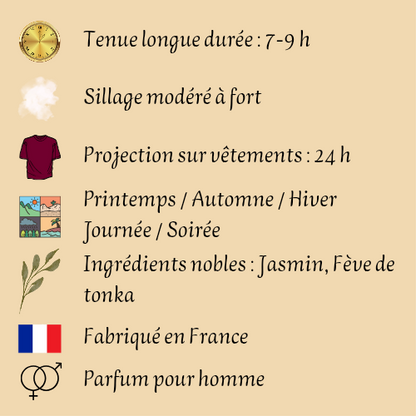 Vaillant Collection Privée L'original Paris 50 ml inspiré "Naxos" - Eau de parfum - Homme