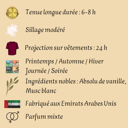 Vanilla Powdery 100 ml inspiré "Vanilla Powder" - Eau de parfum - Mixte