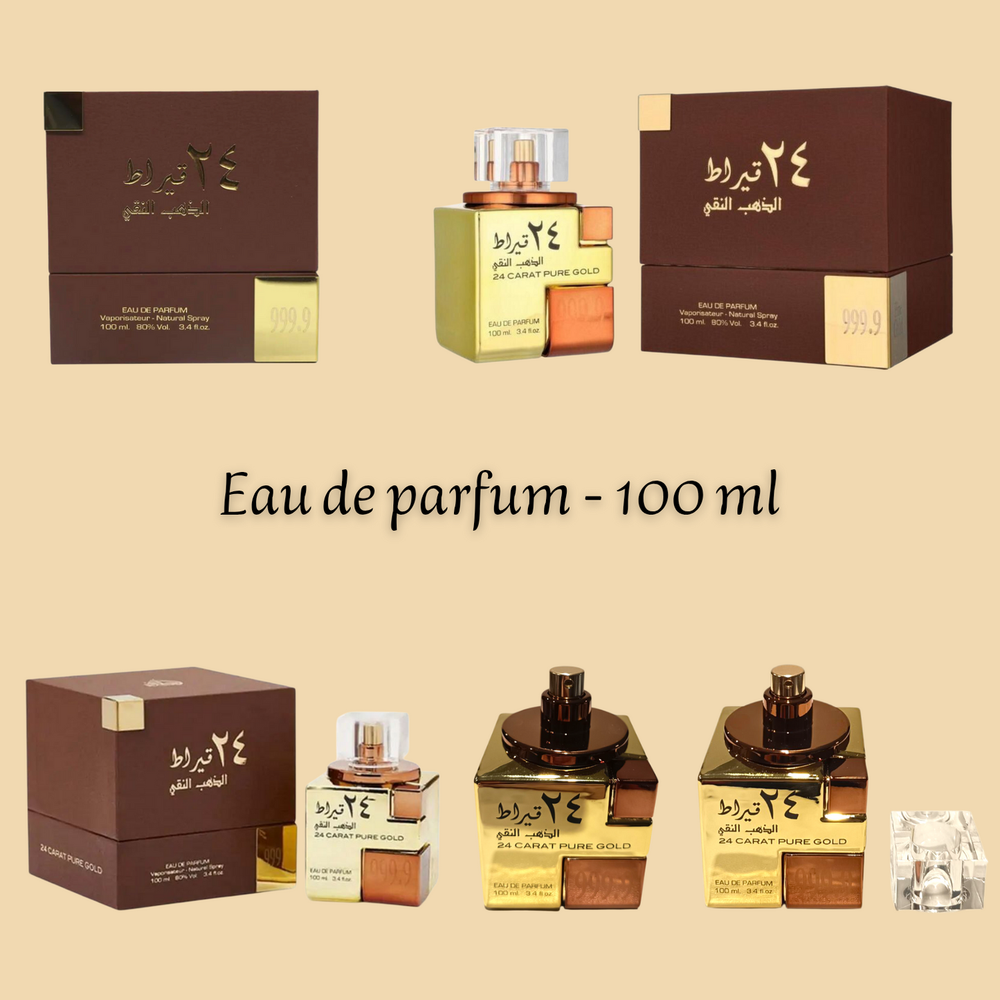 Parfum Mixte "24 Carat Pure Gold" 100 ml