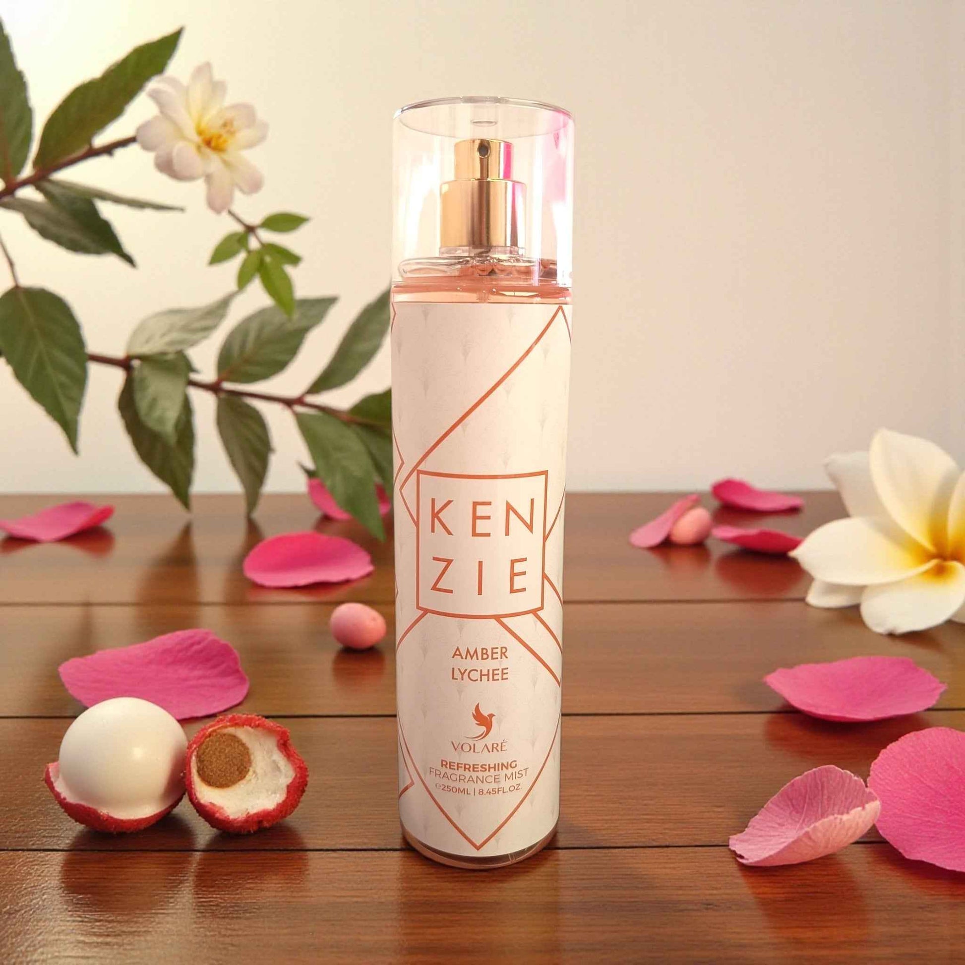 Kenzie Amber Lychee 250 ml - Brume corporelle parfumée - Mixte
