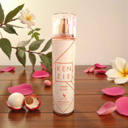 Kenzie Amber Lychee 250 ml - Brume corporelle parfumée - Mixte