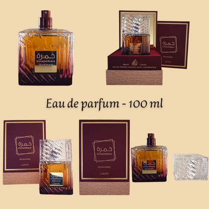 Parfum Homme "Khamrah Dukhan" 100 ml