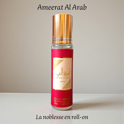 Ameerat Al Arab 10 ml - Roll-on Parfum sans alcool - Femme