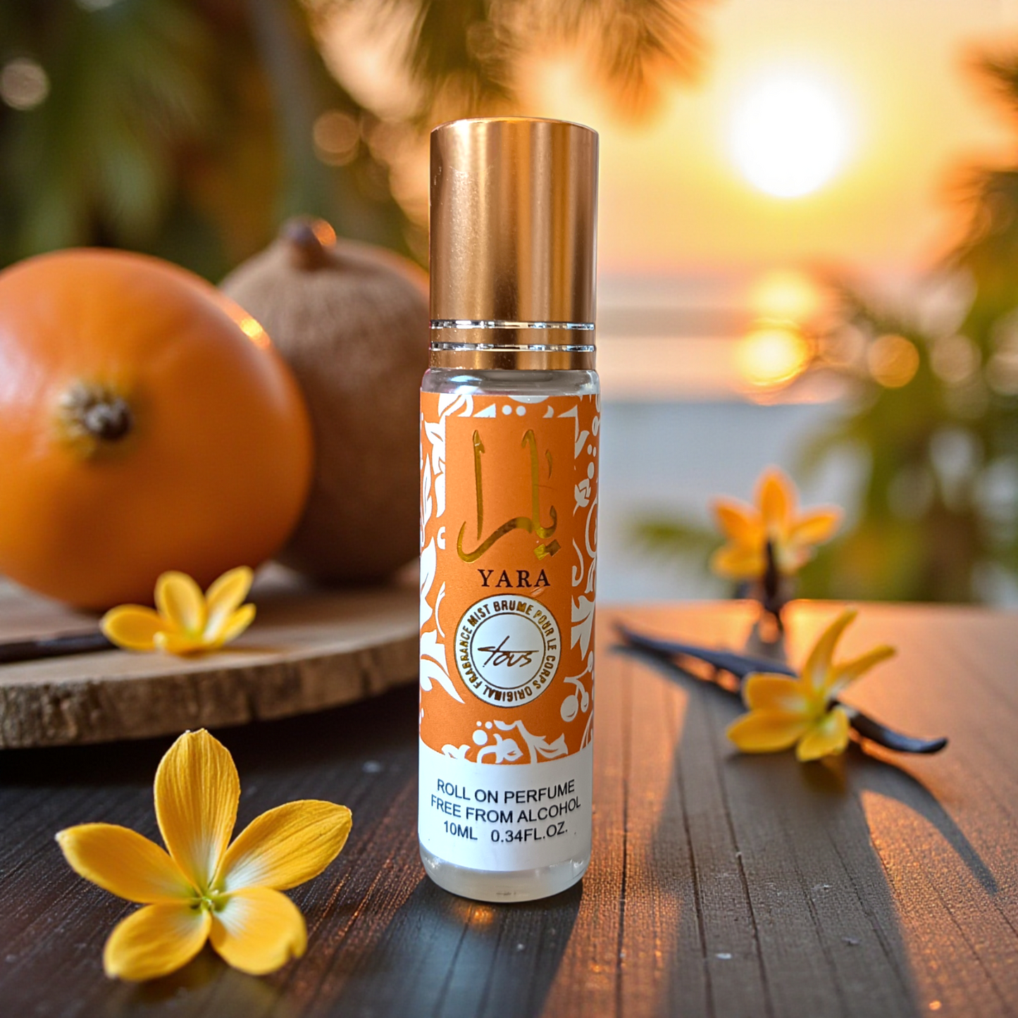 Yara Tous 10 ml - Roll-on Parfum sans alcool - Femme