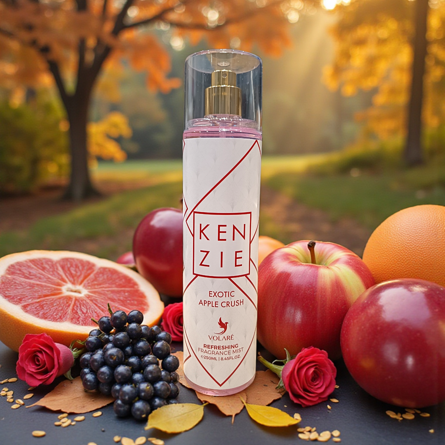 Kenzie Exotic Apple Crush 250 ml inspiré "Eden Juicy Apple" - Brume corporelle parfumée - Mixte