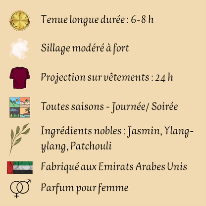 Fakhar Rose 35 ml - Eau de parfum - Femme