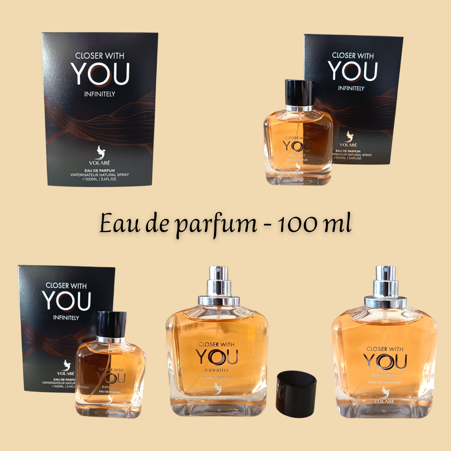 Closer With You Infinitely 100 ml inspiré "Stronger With You Intensely" - Eau de parfum - Homme