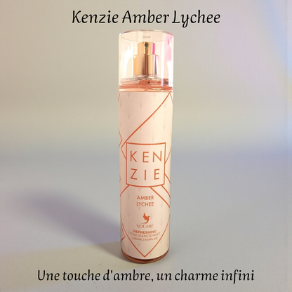 Kenzie Amber Lychee 250 ml - Brume corporelle parfumée - Mixte