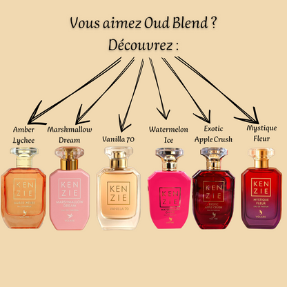 Kenzie Oud Blend 100 ml inspiré "Oudgasm Vanilla Oud 36" - Eau de parfum - Homme