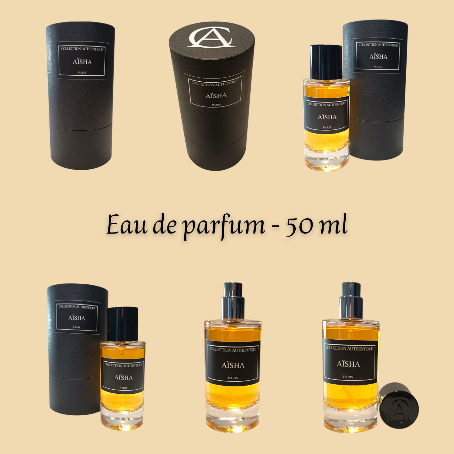 Aïsha Collection Authentique 50 ml inspiré "Magic" - Eau de parfum - Mixte