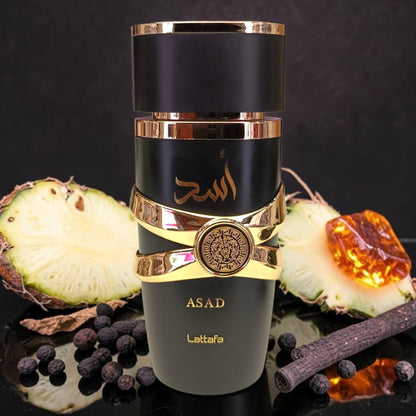 Perfume masculino "Asad" 100 ml inspirado en "Sauvage Elixir"