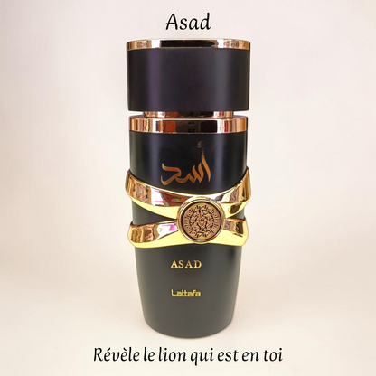 Perfume masculino "Asad" 100 ml inspirado en "Sauvage Elixir"