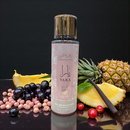 Yara 250 ml - Brume corporelle parfumée - Femme