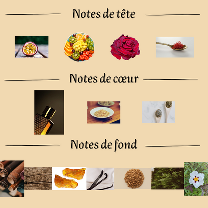 Azzure Aoud 100 ml inspiré "Oud Maracuja" - Eau de parfum - Homme