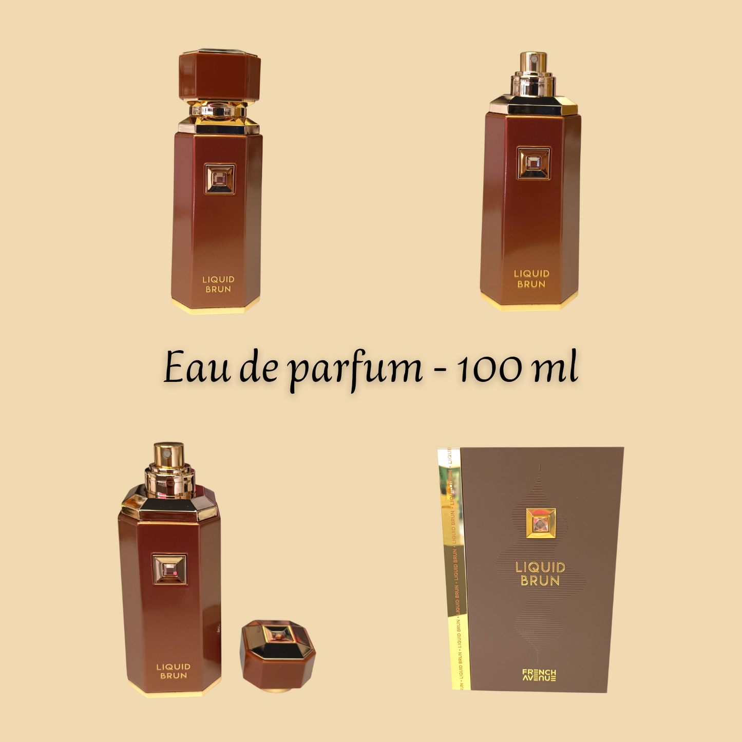 Liquid Brun 100 ml inspiré "Althaïr" - Eau de parfum - Homme