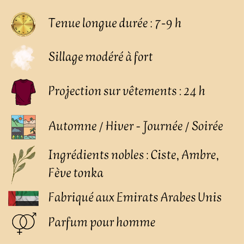 Khamrah Dukhan 100 ml - Eau de parfum - Homme