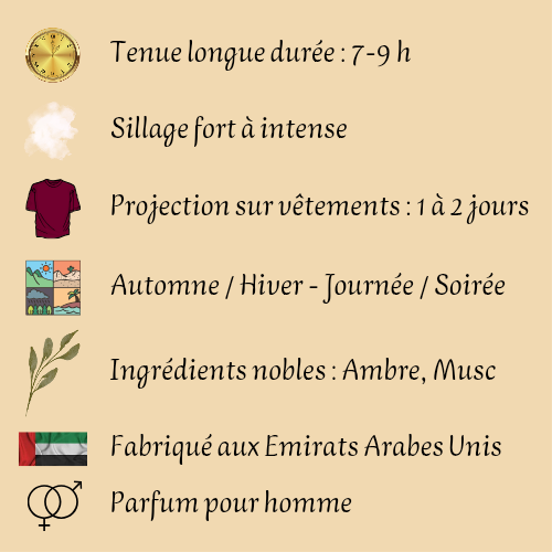 Liquid Brun Gulf Collection 100 ml inspiré "Althaïr" - Extrait de parfum - Homme